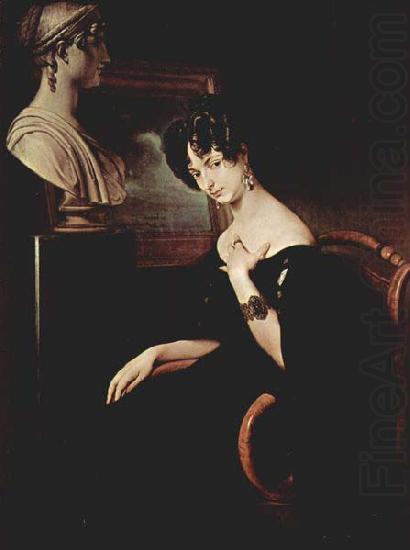 Francesco Hayez Portrait of Cristina di BelgiojosoTrivulzio china oil painting image